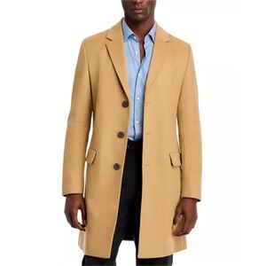 Hugo Boss Wool Cashmere Slim Top Coat